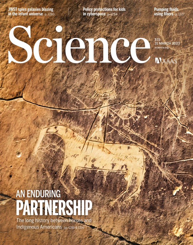 Front cover of Science issue 6639